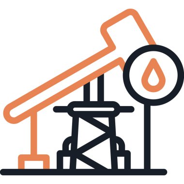 Yağ ve Gaz Çizgisi Simgesi, Basit Tasarımlı Vektör ResimleriComment