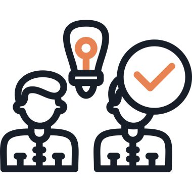 Uzak Görev Uygulama Satırı Basit Tasarımlı Vektör Resimleri Simgesi