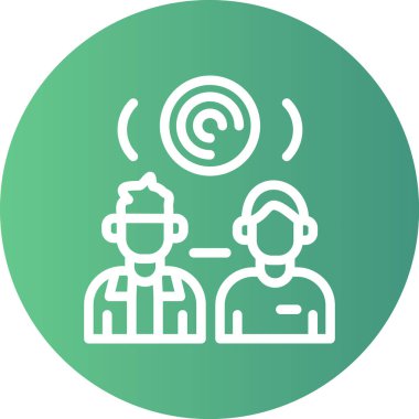 Takım Dinamik Çizgisi Gradyan Çemberi Simgesi, Basit Tasarımlı Vektör Resimleri