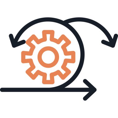 Tasarım Sprint Çizgisi Simgesi, Basit Tasarımlı Vektör Resimleri