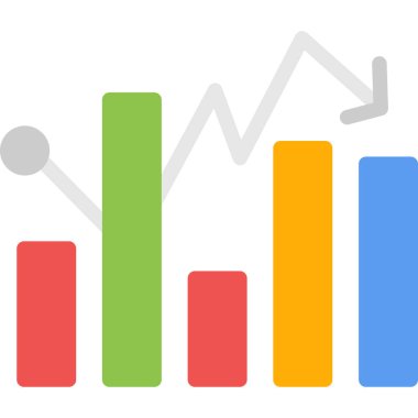 Enflasyon Çözümü Düz Simge, Basit Tasarımlı Vektör İllüstrasyonu