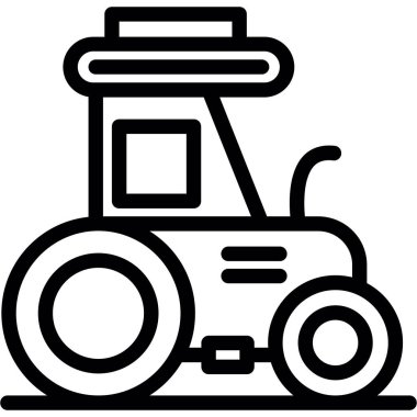 Basit Tasarımı Olan Traktör, Vektör ResimleriComment