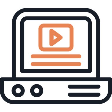 Görüntü Düzenleme Satırı Simgesi, Basit Tasarımlı Vektör İllüstrasyonu