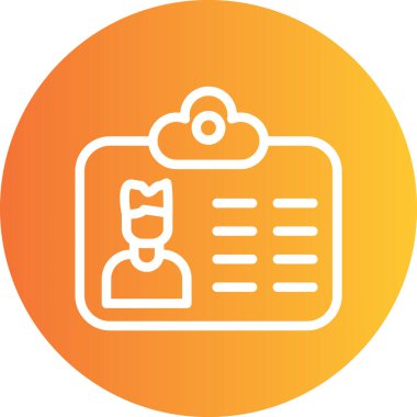 Fotoğraf Çizgisi Gradyan Çemberi Simgesi, Basit Tasarımlı Vektör Resimleri