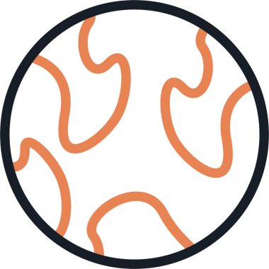 Tarih Öncesi Dünya Çizgisi Simgesi, Basit Tasarımlı Vektör Resimleri