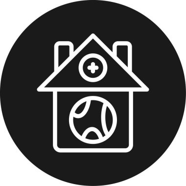 Genel Ana Hat Çemberi BG Simgesi, Basit Tasarımlı Vektör Resimleri