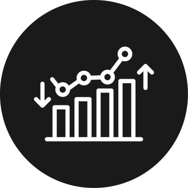 Pazarlama Stratejisi Çemberi BG Simgesi, Basit Tasarımlı Vektör Resimleri