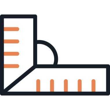 Marangoz Meydanı Simgesi, Basit Tasarımlı Vektör İllüzyonu