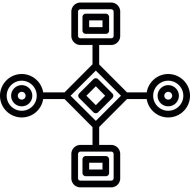 Süreç Akış Çizelgesi, Basit Tasarımlı Vektör Resimleri