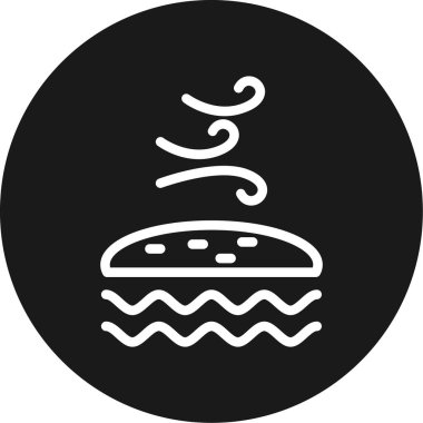 Yaz Esintisi Hattı BG Simgesi, Basit Tasarımlı Vektör Resimleri