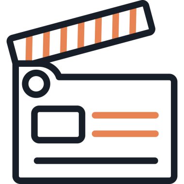 Prodüksiyon Sayfası Simgesi, Basit Tasarımlı Vektör Resimleri