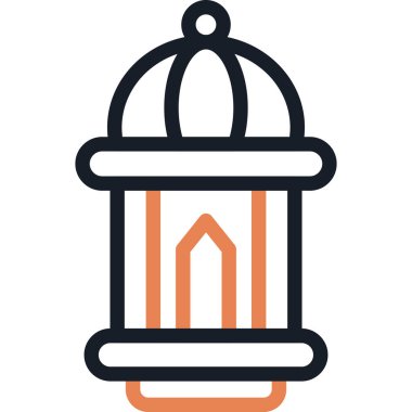 İslami Birlik Çizgisi Simge Ögesi, Basit Tasarımlı Vektör İllüzyonu