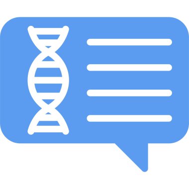 Genetik Danışman Düz Simge, Basit Tasarımlı Vektör Resimleri