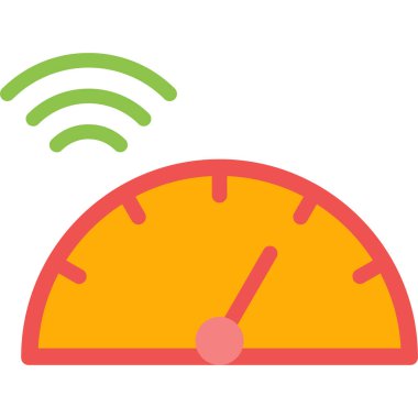 Ağ Hızı Düz Simgesi, Basit Tasarımlı Vektör ResmiComment