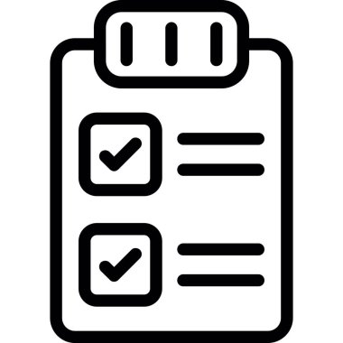 Görev Kontrol Listesi, Basit Tasarımlı Vektör Resimleri