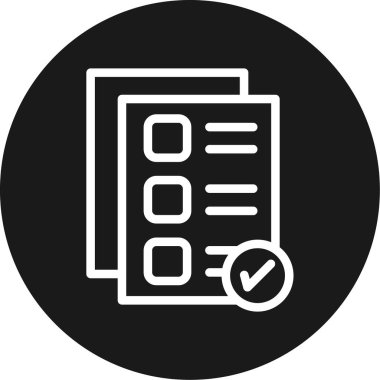 Görev Üretim Çizgisi Çemberi BG Simgesi, Basit Tasarımlı Vektör Resimleri