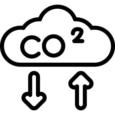 Karbon Nötr Çizgisi, Basit Tasarımlı Vektör ResmiComment