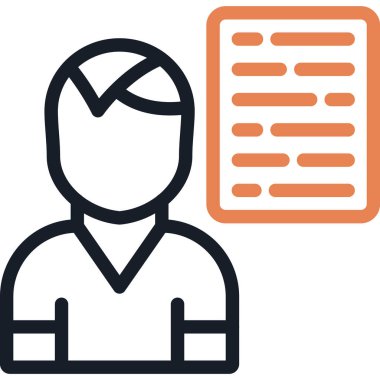 Proje Sponsor Satırı Simgesi, Basit Tasarımlı Vektör Resimleri