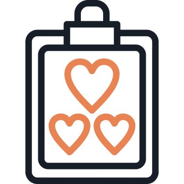 Tıbbi Servis Satırı Simgesi, Basit Tasarımlı Vektör Resimleri