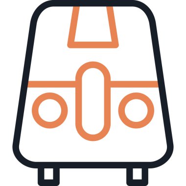 Air Fryer Line Due Simgesi, Basit Tasarımlı Vektör Resimleri