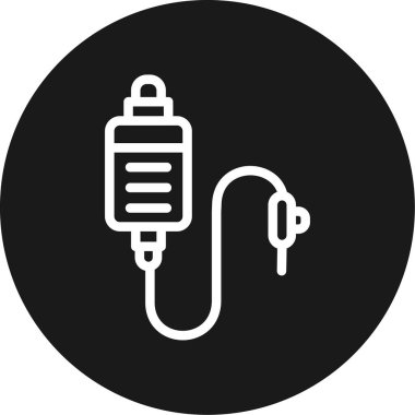 IV Damlatma Çizgisi Çemberi BG Simgesi, Basit Tasarımlı Vektör Resimleri