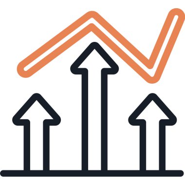 Satışlar Hava Durumu Satışları Simgesi, Basit Tasarımlı Vektör İllüstrasyonu