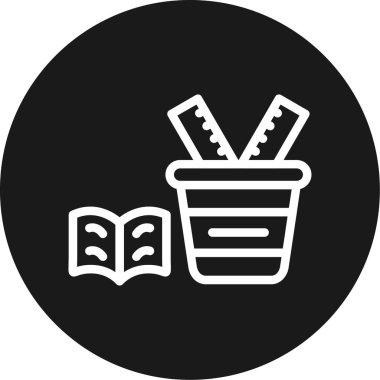 Araç Satırı Çemberi BG Simgesi, Basit Tasarımlı Vektör Resimleri