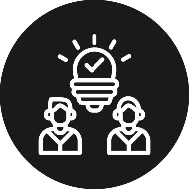 Takım Eğitim Çizgisi Çemberi BG Simgesi, Basit Tasarımlı Vektör Resimleri