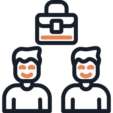 Bağımlı Bakım Asistanı Satırı Basit Tasarımlı Vektör ResimleriComment