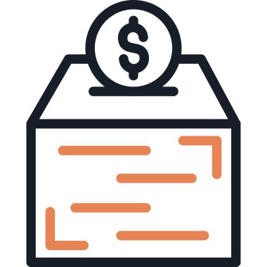 Zakat Satırı Simgesi, Basit Tasarımlı Vektör Resimleri