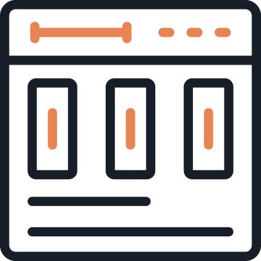 Kullanıcı Arayüzü Satırı Bitiş Simgesi, Basit Tasarımlı Vektör Resimleri