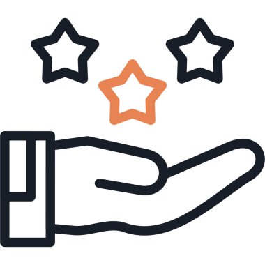 Sadakat Çizgisi Simgesi, Basit Tasarımlı Vektör Resimleri