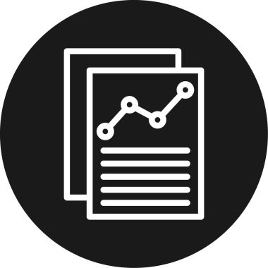 Görev Çizgisi Kavrama Çemberi BG Simgesi, Basit Tasarımlı Vektör Resimleri