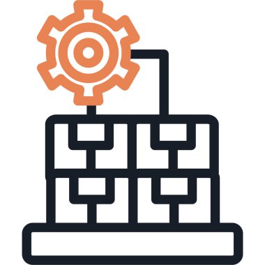 Envanter Satırı Simgesi, Basit Tasarımlı Vektör Resimleri