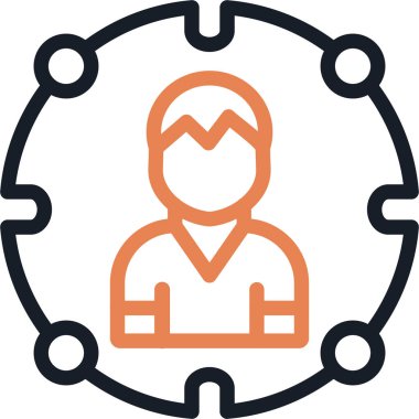 Kurbanın Hakları Çizgisi Simgesi, Basit Tasarımlı Vektör Resimleri