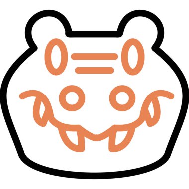 Timsah Hattı Simgesi, Basit Tasarımlı Vektör Resimleri