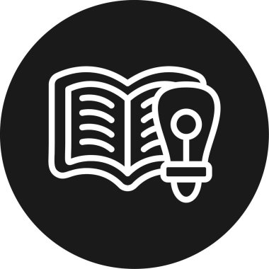 Başarı Satırı Çemberi BG Simgesi, Basit Tasarımlı Vektör Resimleri