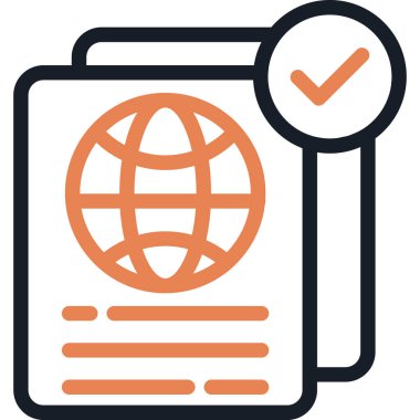 Kimlik Yedekleme Satırı Bitiş Simgesi, Basit Tasarımlı Vektör Resimleri