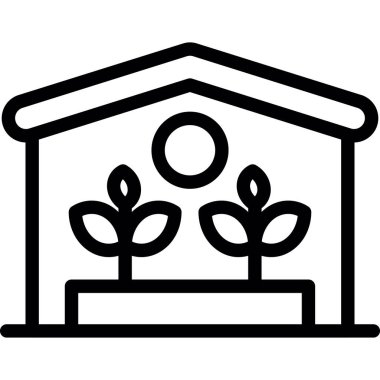 Sera Çizgisi Simgesi, Basit Tasarımlı Vektör Resimleri