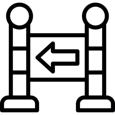 Detour Tabelası, Basit Tasarımlı Vektör Resimleri