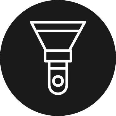 Macun Bıçak Çizgisi Çemberi BG Simgesi, Basit Tasarımlı Vektör Resimleri