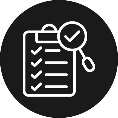 IT Uyum Satırı Çemberi BG Simgesi, Basit Tasarımlı Vektör Resimleri