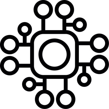 Sinirsel Ağ, Basit Tasarımlı Vektör Resimleri