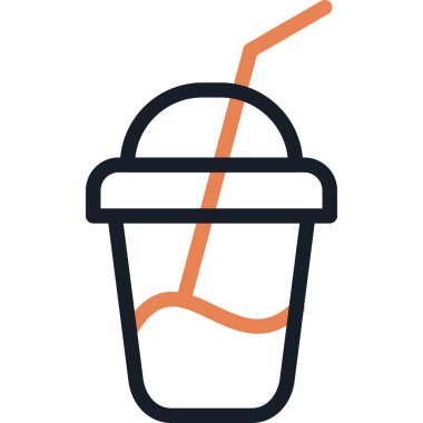 Soğuk Bira Çizgisi Simgesi, Basit Tasarımlı Vektör Resimleri