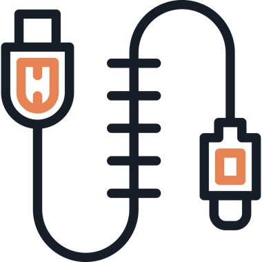 Kablo Satırı Simgesi Yükleniyor, Basit Tasarımla Vektör Resimleri