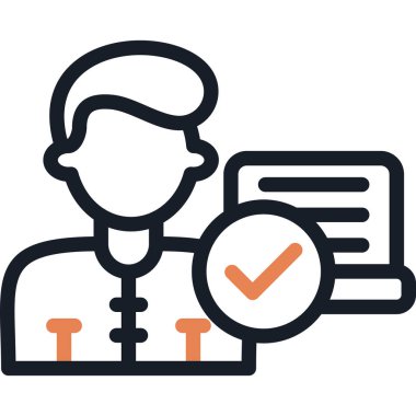 Uzak Laptop Satırı Bitiş Simgesi, Basit Tasarımlı Vektör Resimleri