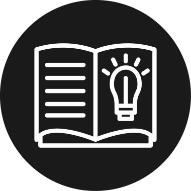 Öğretmenin Bilgelik Satırı BG Simgesi, Basit Tasarımlı Vektör Resimleri