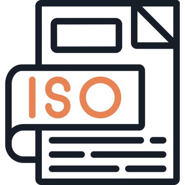 ISO Satır Bitiş Simgesi, Basit Tasarımlı Vektör Resimleri