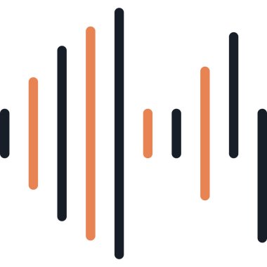 Genişlik Çizgisi Simgesi, Basit Tasarımlı Vektör İllüstrasyonu