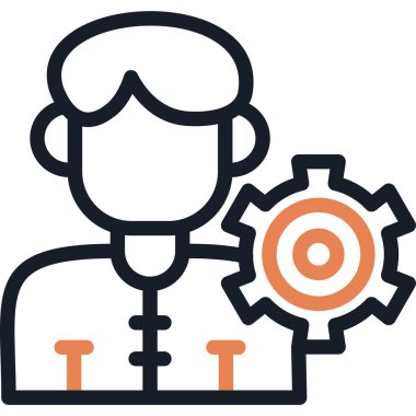 UX Tasarım Süreci Satırı Simge Ögesi, Basit Tasarımlı Vektör Resimleri